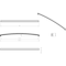 Jeffrey Alexander 18" Center-to-Center Brushed Pewter Delgado Appliance Handle 519-18BNBDL - alternate 3
